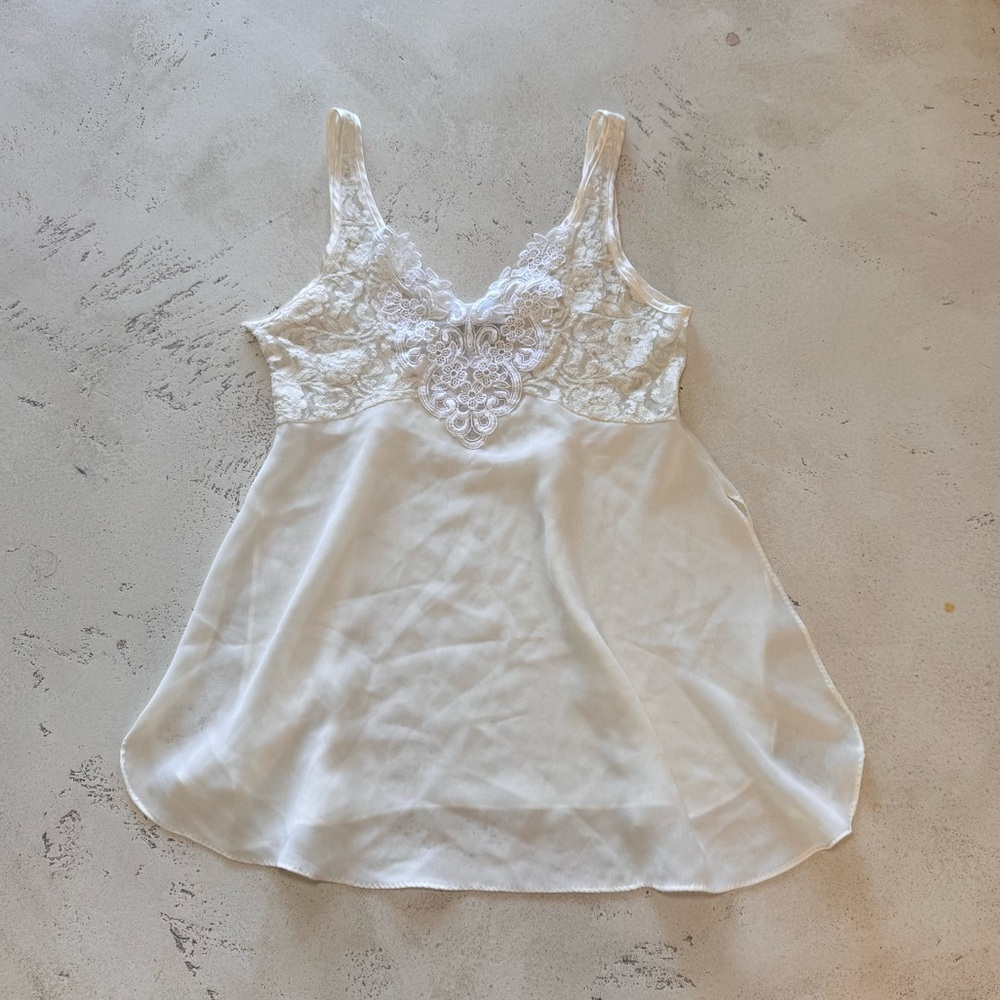 Vintage Night Magic Ivory Babydoll Slip